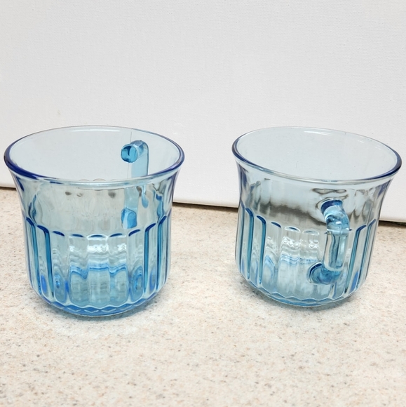 Set of 2 Fortecrisa Blue Mugs - Picture 4 of 8